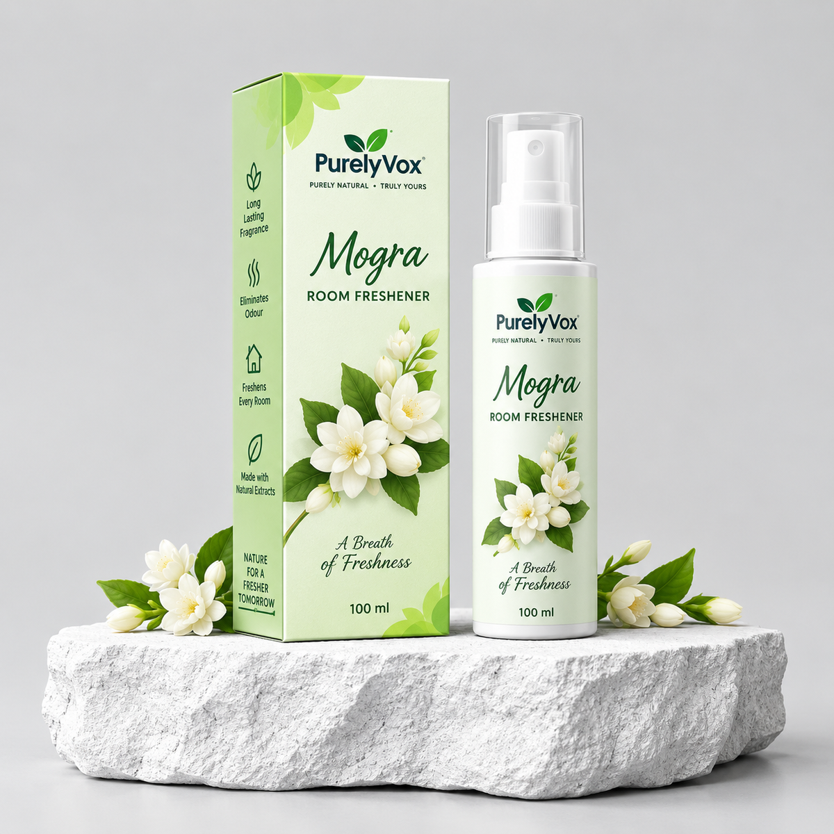 PURELYVOX Mogra Room Freshener – 100 ml